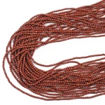 Jaspis czerwony kula fasetowana ok.2,2mm