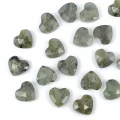 Labradoryt serce fasetowane ok. 14x13 mm [przekładka]