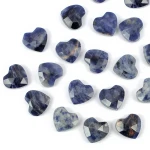 Sodalit serce fasetowane ok. 14x13 mm [przekładka]