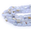 Chalcedon walec nieregularny ok. 9-11x6-7mm