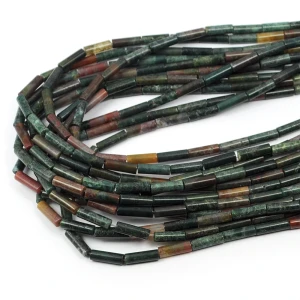 Agat indyjski ciemny patyczek ok. 4x13mm