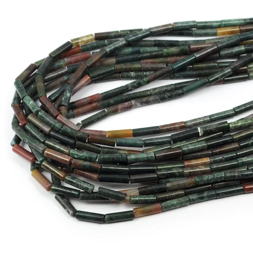 Agat indyjski ciemny patyczek ok. 4x13mm