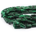 Malachit walec nieregularny ok. 10-13x6-7mm