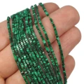 Malachit naturalny nieregularne heishi ok. 1,5x1mm