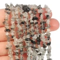 Kwarc z czarnym turmalinem sieczka ok. 3-11x1-4mm