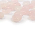 Kwarc różowy serce wypukłe ok. 11x12 mm [przekładka]