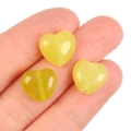 Jadeit naturalny serce wypukłe ok. 11x12 mm [przekładka]