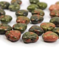 Unakit serce wypukłe ok. 11x12 mm [przekładka]