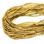 Hematyt złoty serce ok. 4x4mm [ścięte] 