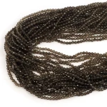 Kwarc Dymny kula fasetowana ok. 3,5mm