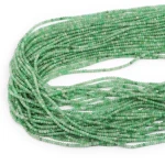 Szmaragd oponka fasetowana ok. 2x1,5mm