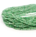 Szmaragd oponka fasetowana ok. 2x1,5mm