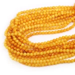 Bursztyn żółty kula gładka ok. 5,5mm
