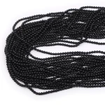 Turmalin czarny kula gładka ok. 3mm