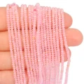 Morganit szklisty oponka fasetowana ok. 2,2x1,5mm