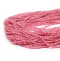 Turmalin różowy oponka fasetowana ok. 2x1,3mm