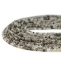 Kwarc z czarnym turmalinem oponka fasetowana ok. 2,9x2,2mm