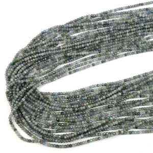 Kyanit cieniowany oponka fasetowana ok. 2,8x2mm