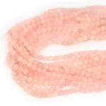 Kwarc różowy kula diamentowy szlif ok. 6mm