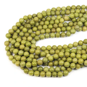 Jaspis matcha kula gładka ok. 8mm