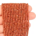 Piasek pustyni oponka fasetowana ok. 3x2,5mm
