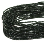 Szmaragd nilu oponka fasetowana ok. 3x2,3mm