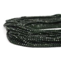 Szmaragd nilu oponka fasetowana ok. 3x2,3mm