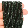 Szmaragd nilu oponka fasetowana ok. 3x2,3mm