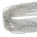 Labradoryt oponka fasetowana ok. 3x1,8mm