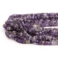 Ametyst oponka fasetowana ok. 4,5x2,3mm
