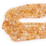 Cytryn mleczny kula fasetowana ok. 8,5mm