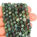 Agat mszysty bryłka twist ok. 6x5,5mm