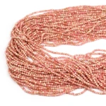 Rodochrozyt kula fasetowana ok. 2,2mm