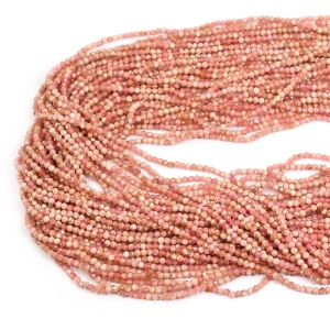 Rodochrozyt kula fasetowana ok. 2,2mm