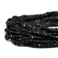 Turmalin czarny oponka fasetowana ok. 3,8x2mm