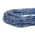 Kyanit oponka fasetowana ok. 3,3x1,7mm