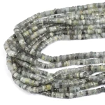 Akwamaryn mszysty nieregularny talarek ok. 5-5,5x2-4mm