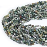 Agat indyjski kula matowa ok.  4mm