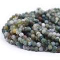 Agat indyjski kula matowa ok. 4mm