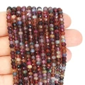 Spinel różowy oponka fasetowana ok. 4x2,8mm