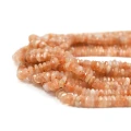 Kamień słoneczny oponka fasetowana ok. 4,7x2mm