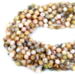 Opal peruwiański kula grubo fasetowana ok. 7mm