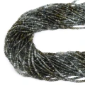Akwamaryn oponka fasetowana ok. 2,5x2mm