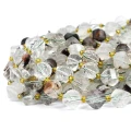 Kwarc fantomowy bryłka twist ok. 10x8mm