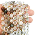 Kwarc fantomowy bryłka twist ok. 10x8mm