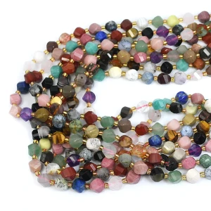 Mix kamieni bryłka twist ok. 8x7mm