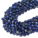 Lapis lazuli kula grubo fasetowana ok. 7mm