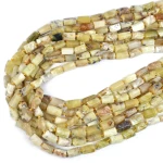 Opal żółty nieregularna bryła szlifowana ok. 10-12x6,5-8mm