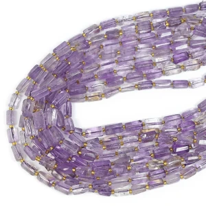 Ametyst nieregularna bryła szlifowana ok. 8,5-11x5-6,5mm