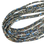 Jaspis cesarski marmurek niebieski patyczek ok. 4,5x13mm 